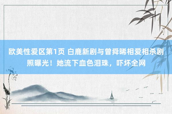 欧美性爱区第1页 白鹿新剧与曾舜晞相爱相杀剧照曝光！她流下血色泪珠，吓坏全网